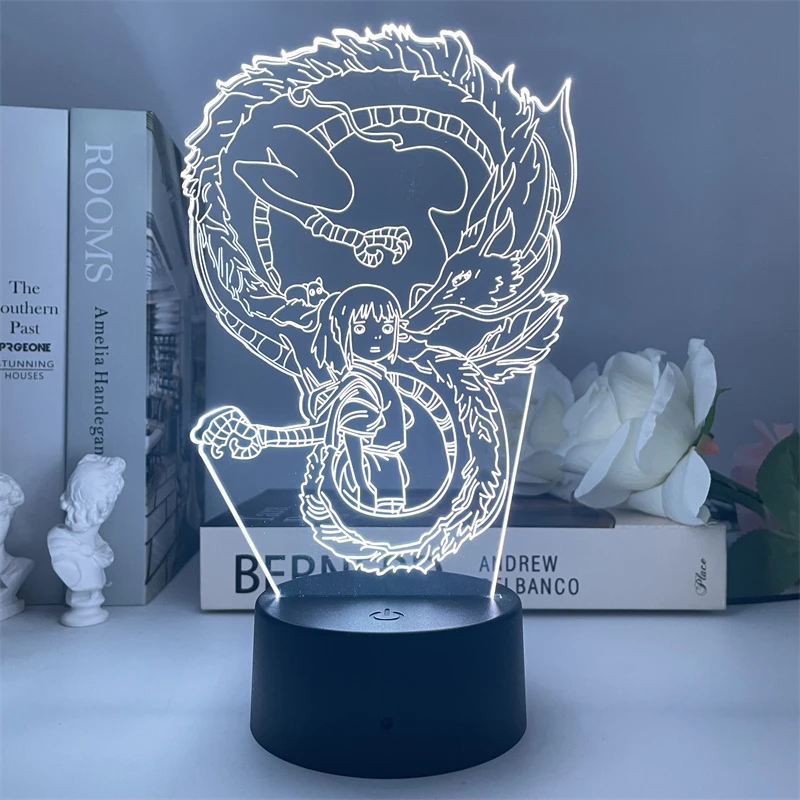 宫崎骏千与千寻usb小夜灯动漫摆件周边手办景品卧室床头生日礼物