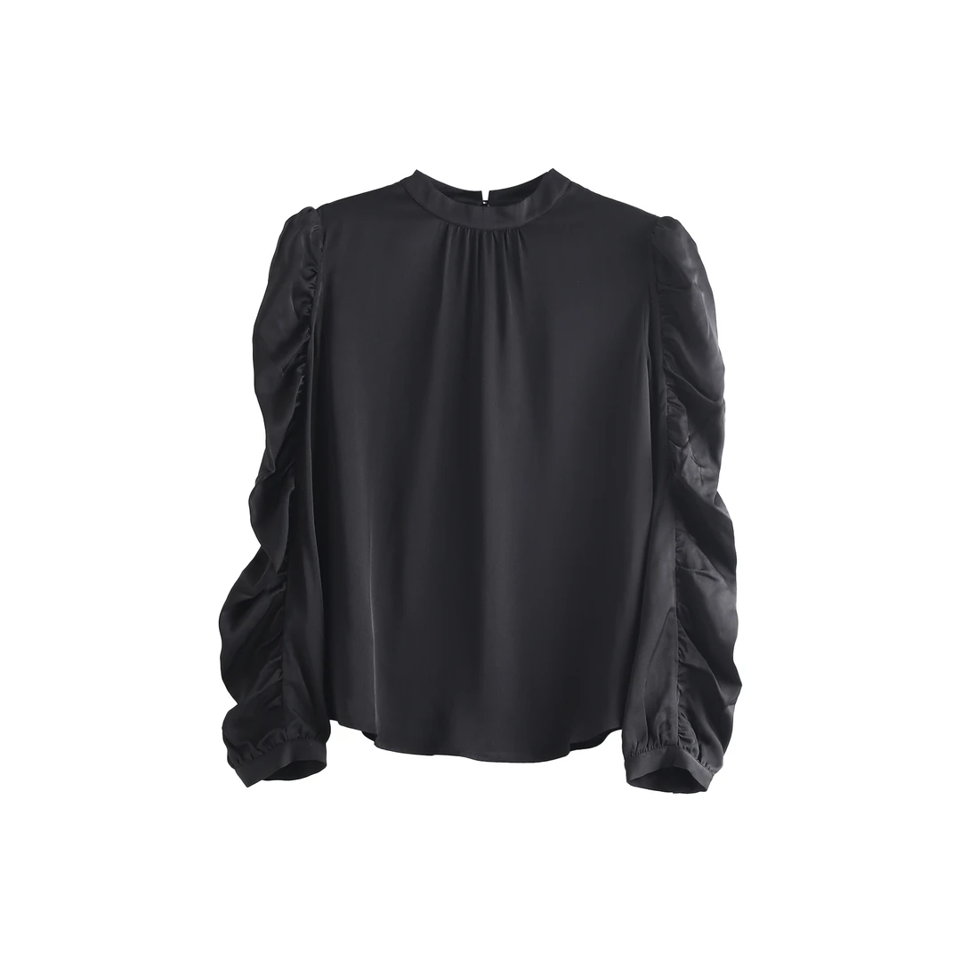 新款弹力双乔桑蚕丝衬衫  YJHY-621128