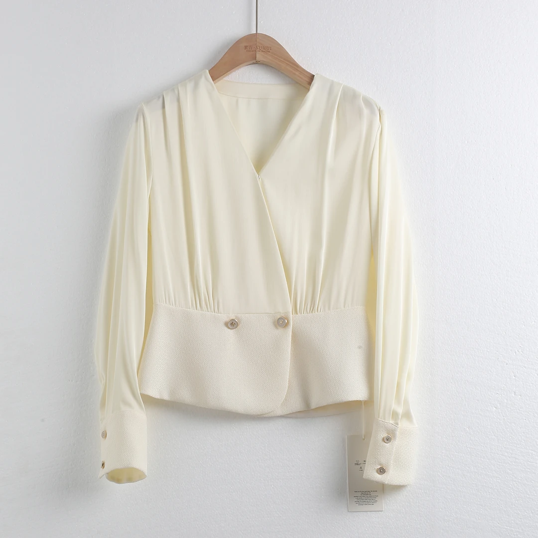 新款桑蚕丝衬衫  CLY-S2401