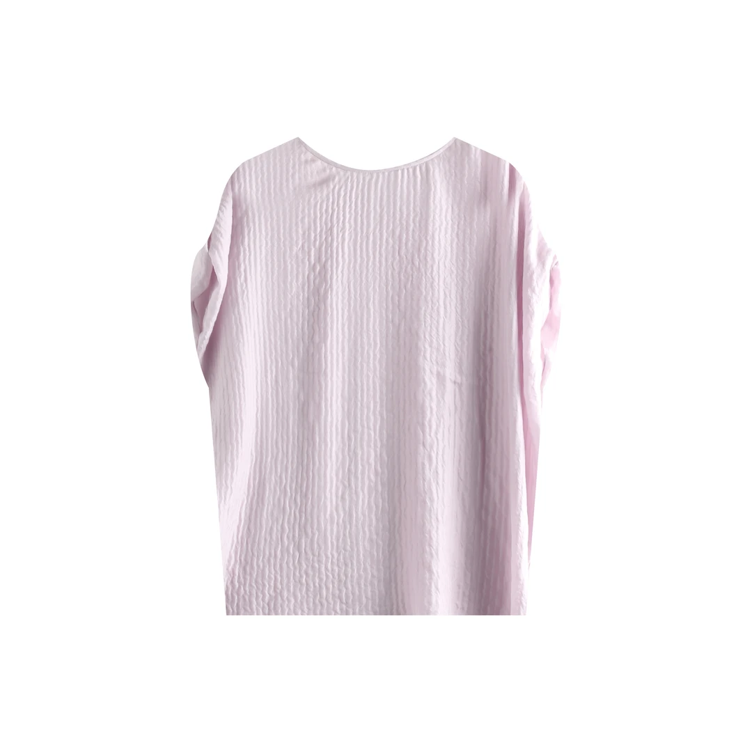 双层乔绉桑蚕丝衬衫夏季新真丝上衣MH-S3292