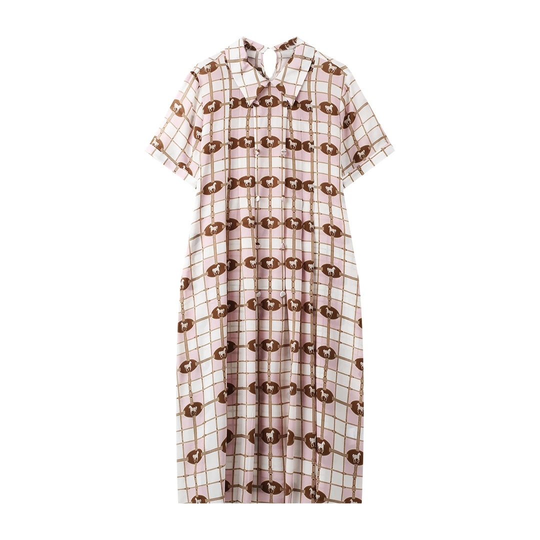 新款桑蚕丝连衣裙  GS-Y729