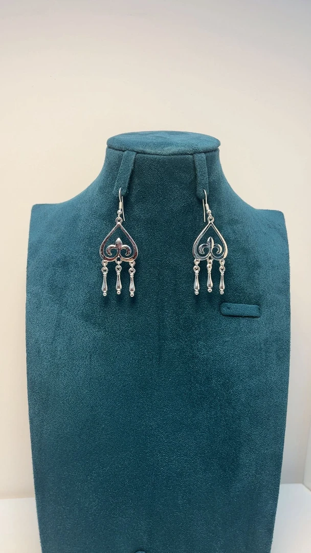 锌合金耳饰 925银耳饰民族风百搭长款时尚