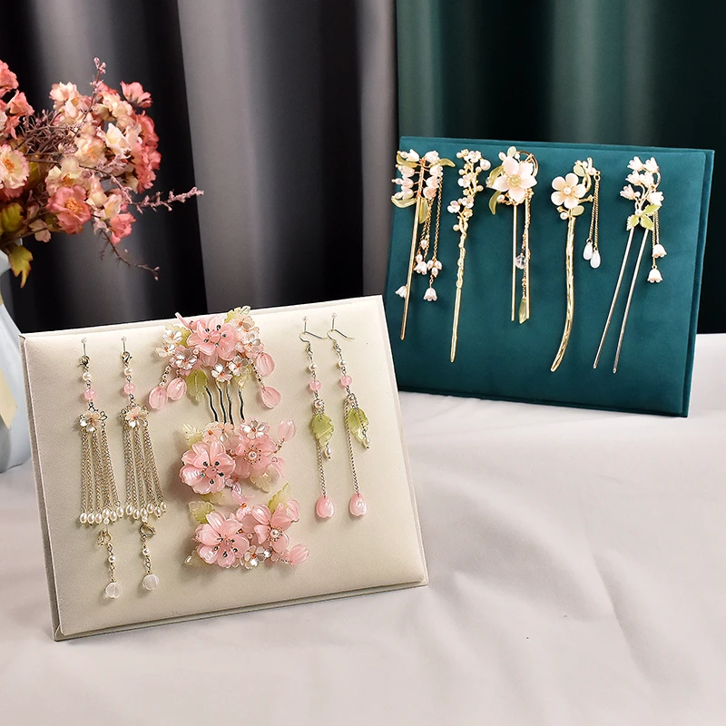 ins风耳环收纳架耳钉展示架项链挂架家用发簪收纳架古风陈列摆摊