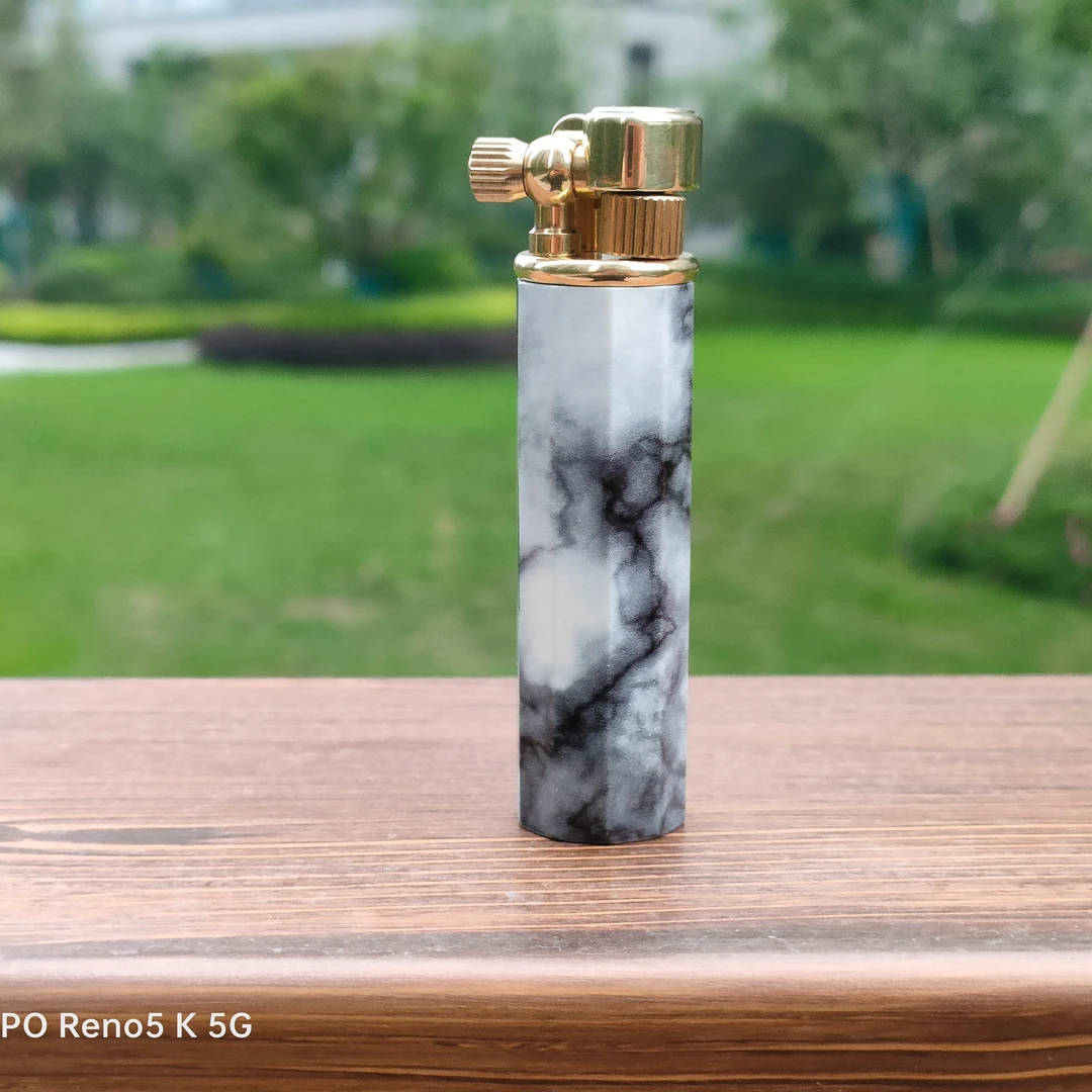 纯铜棉油打火机抬臂经典打火机大理石纹树脂款打火经典复刻机礼品