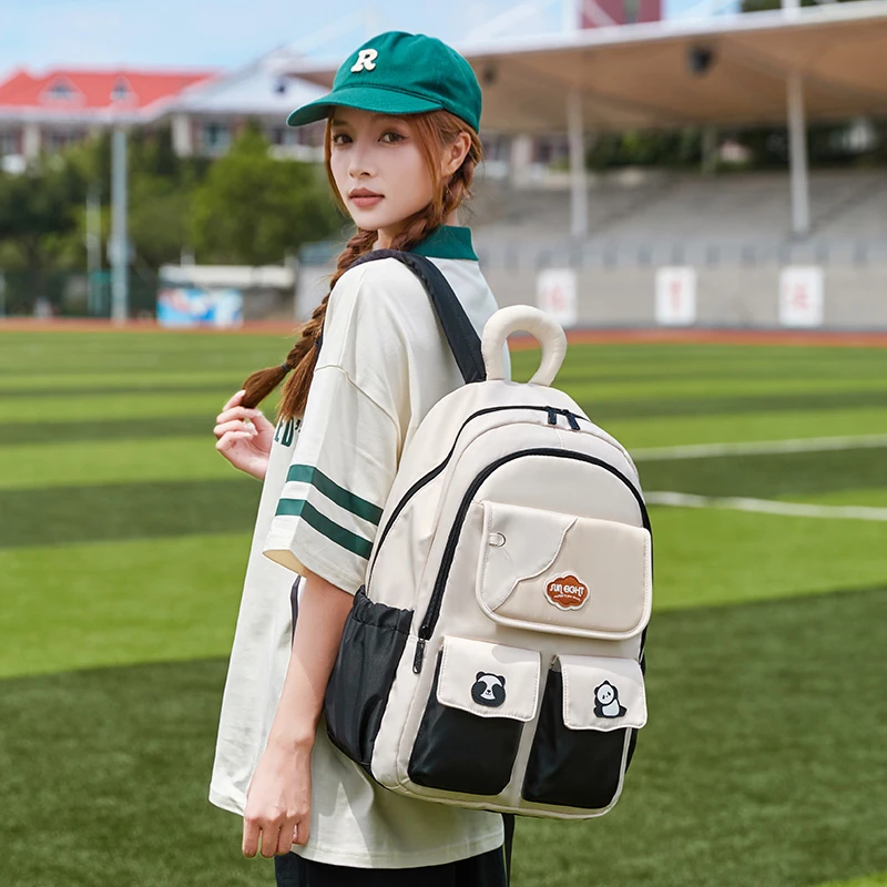 【阳光8点】新款中学生大学生时尚可爱休闲轻便百搭双肩包#90329