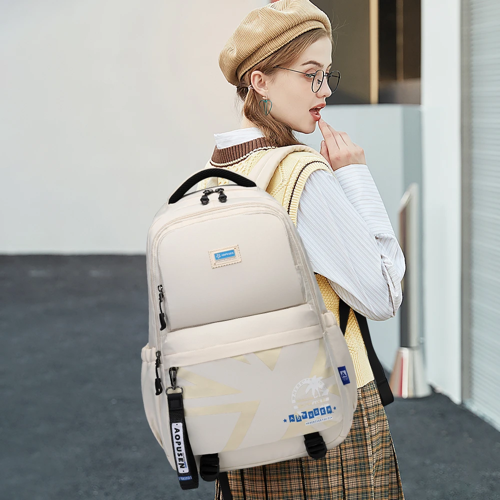 【阳光8点-澳普森】男士时尚百搭超轻休闲高中大学生背包APS-10315