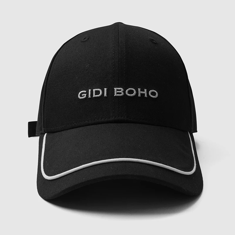 GIDI BOHO/极地薄荷时尚户外百搭休闲遮阳韩版潮流帽子鸭舌帽黑色