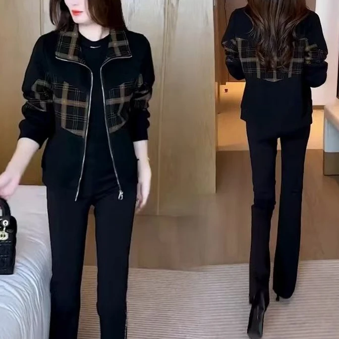 宽松时尚洋气短款上衣2024秋冬新款美拉德外套休闲百搭外套