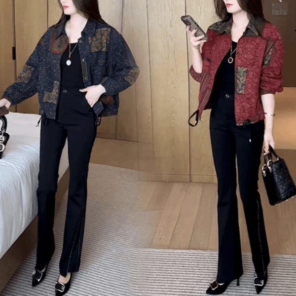 2024秋冬季时尚新款穿搭洋气休闲减龄短款上衣百搭气质显瘦女外套