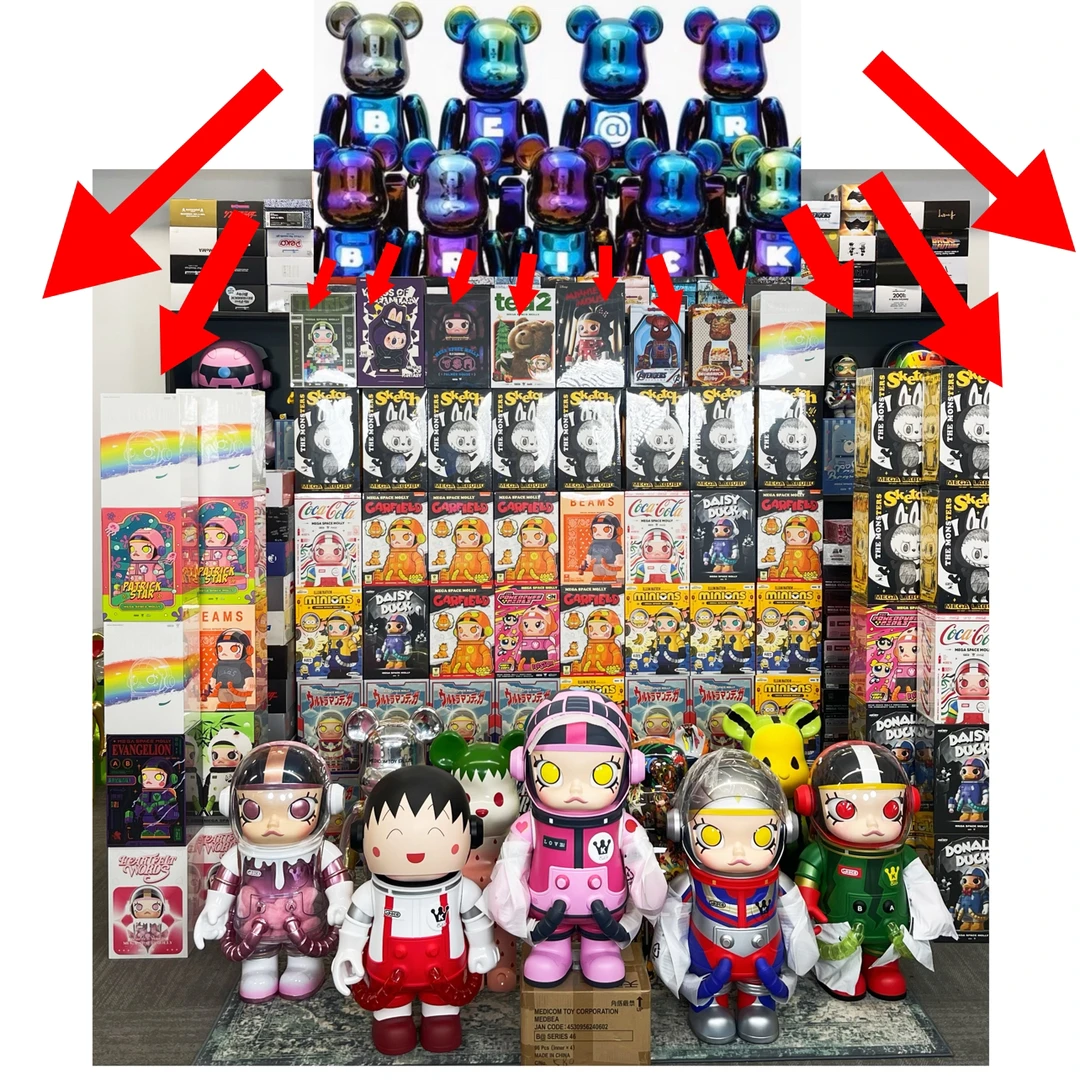 【默认拆盒拆袋】Bearbrick 46代 45代 44代 43代 积木熊100%