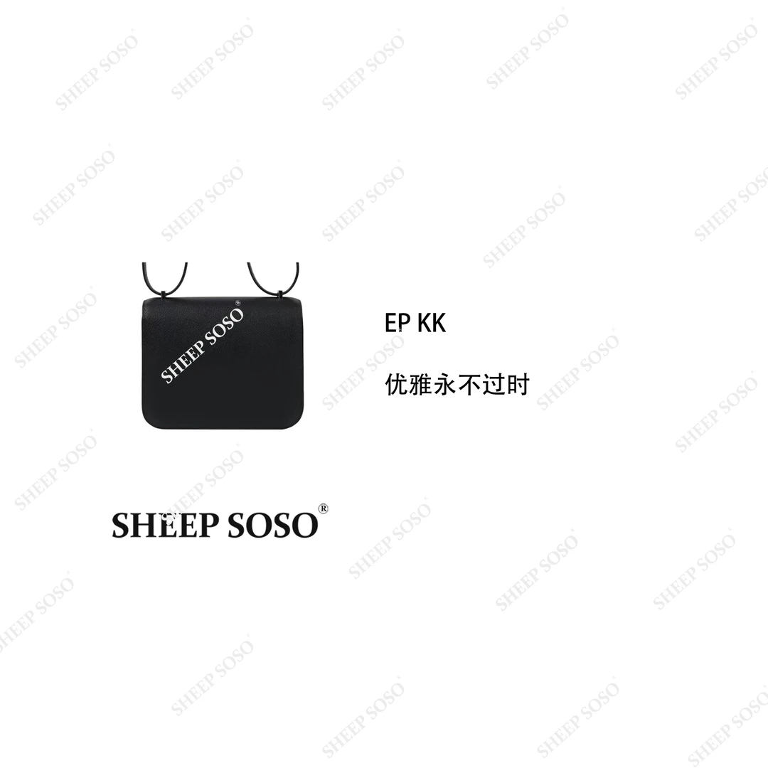 Sheep so so【EP掌纹皮KK】进口掌纹皮手工重工KK高版本包包A007
