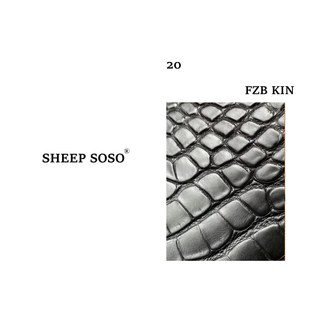 Sheep so so【HB房包】进口鳄鱼纹手工重工经典高版本包包A109