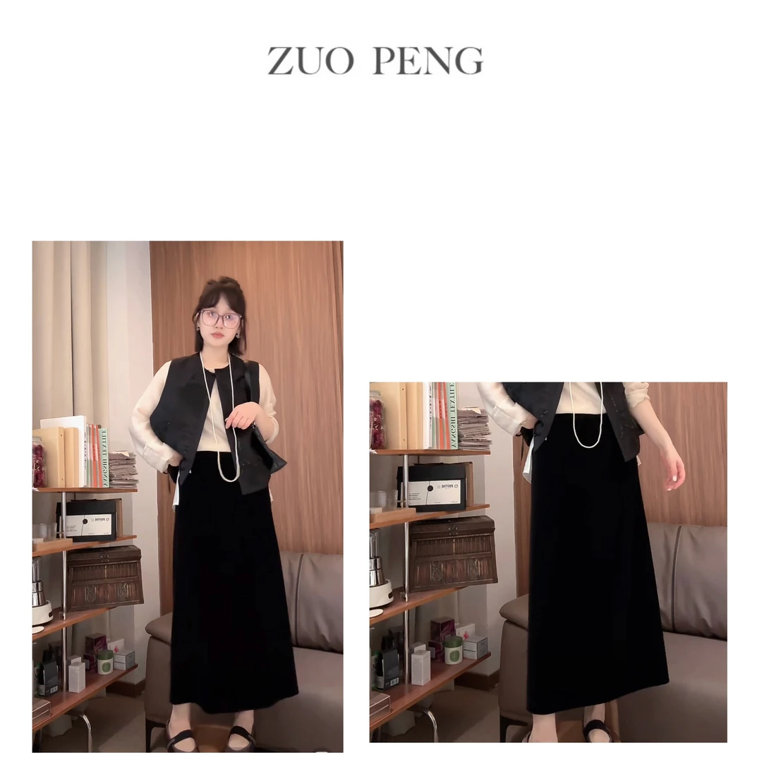 韩系百搭显瘦半身裙