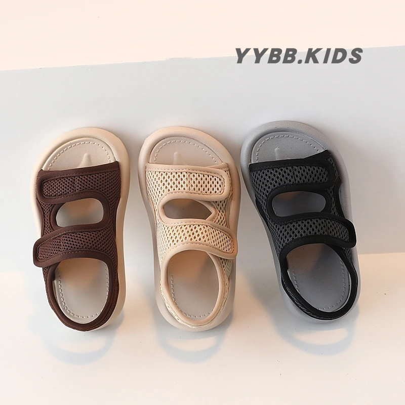 【MGLILI】儿童沙滩鞋2025夏季新款女童软底运动凉鞋韩版男童鞋防滑