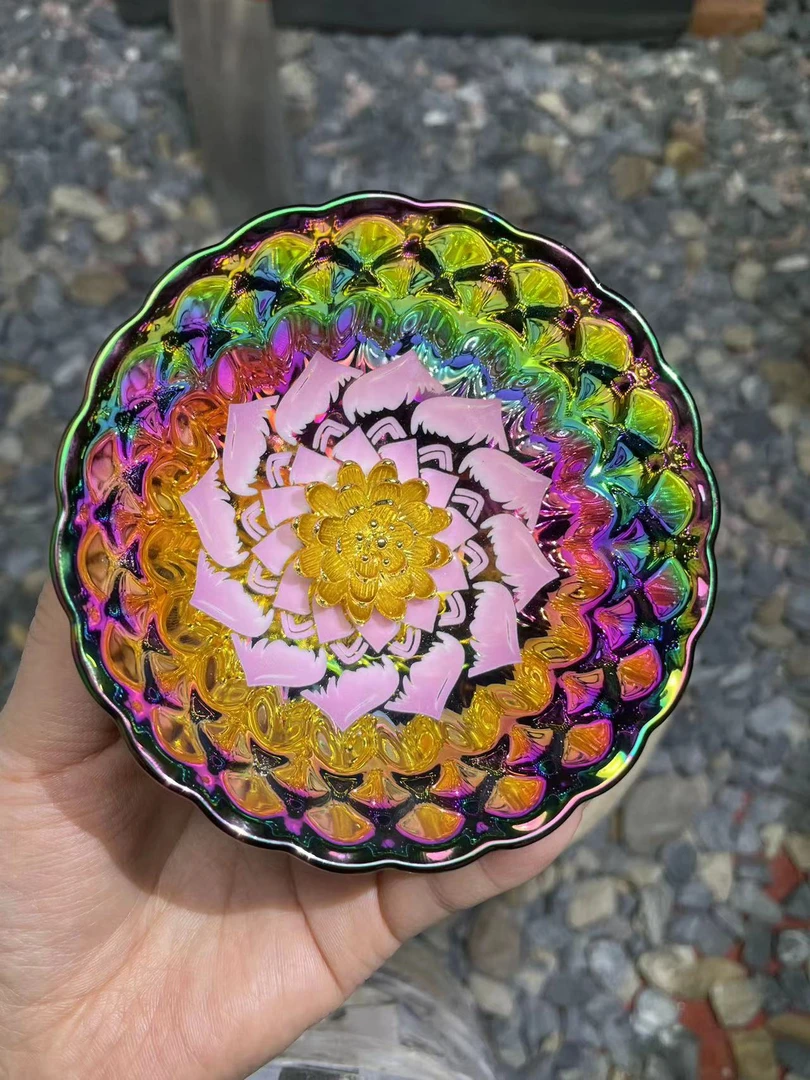 妖妃粉莲高端主人杯家用茶具陶瓷杯茶杯水杯喝茶喝水手工无礼盒a