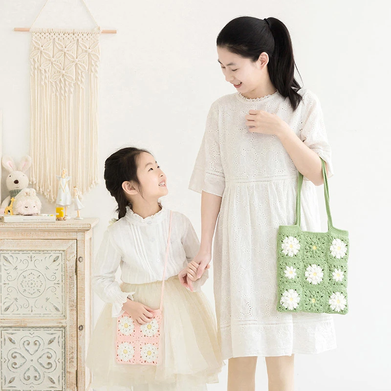 苏苏姐家玛格丽特简易新手包包手工diy编织毛线团材料包譱