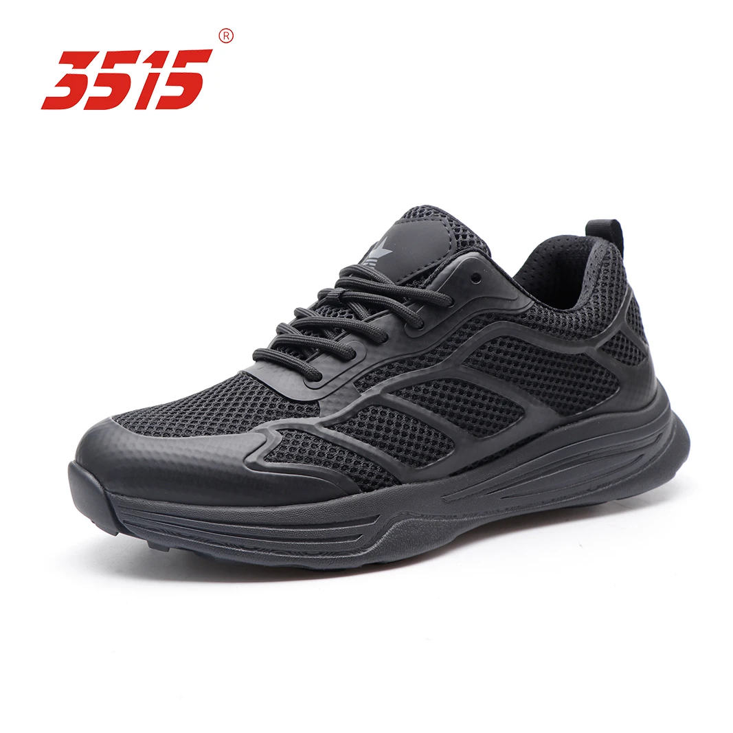 3515轻质运动鞋透气跑步训练户外越野徒步鞋运动鞋夏季网面黑色