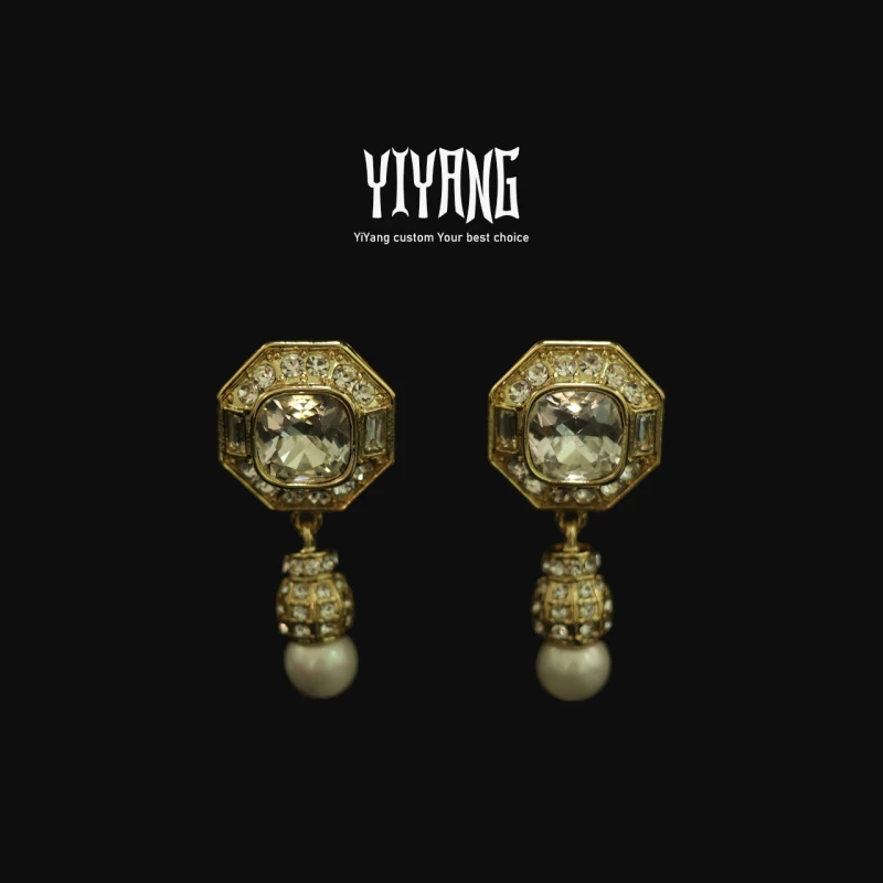 一漾 合金耳饰 手工气质复古古风素款轻奢时尚百搭国风