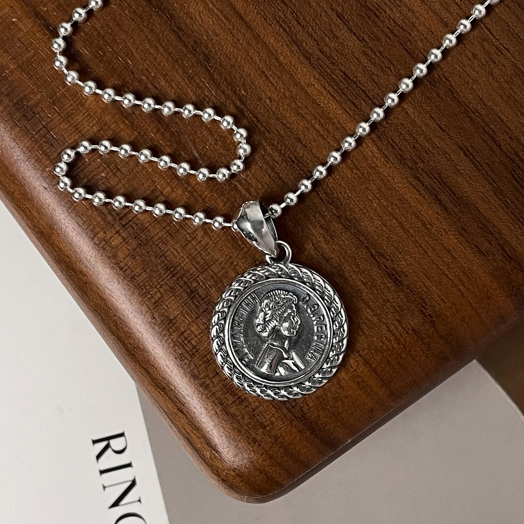 坠链均925银 女王牌设计师定制小众项链-C183