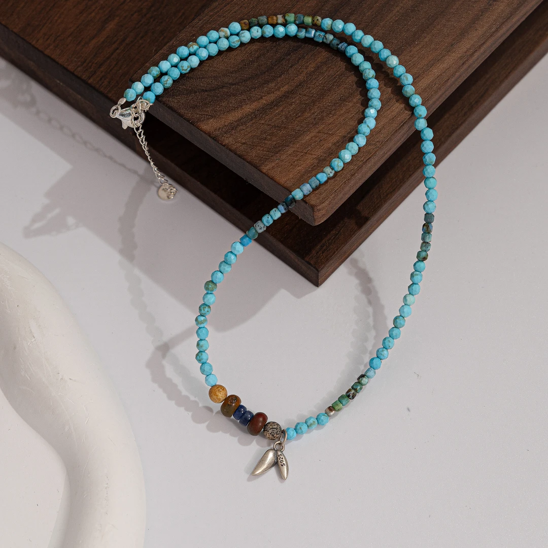 坠链均925银 【祝余】原创设计复古小众项链-C060