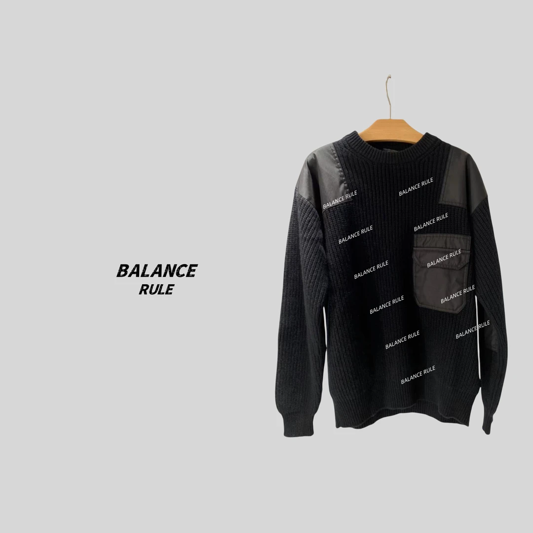 秋季单口袋毛衣打底 BALANCE RULE-【平衡规则】