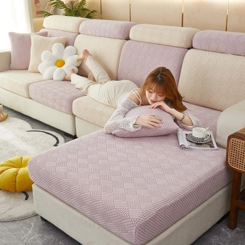 简约新款清新弹力沙发套罩全包卍能防滑沙发笠靠背坐垫套四季通用