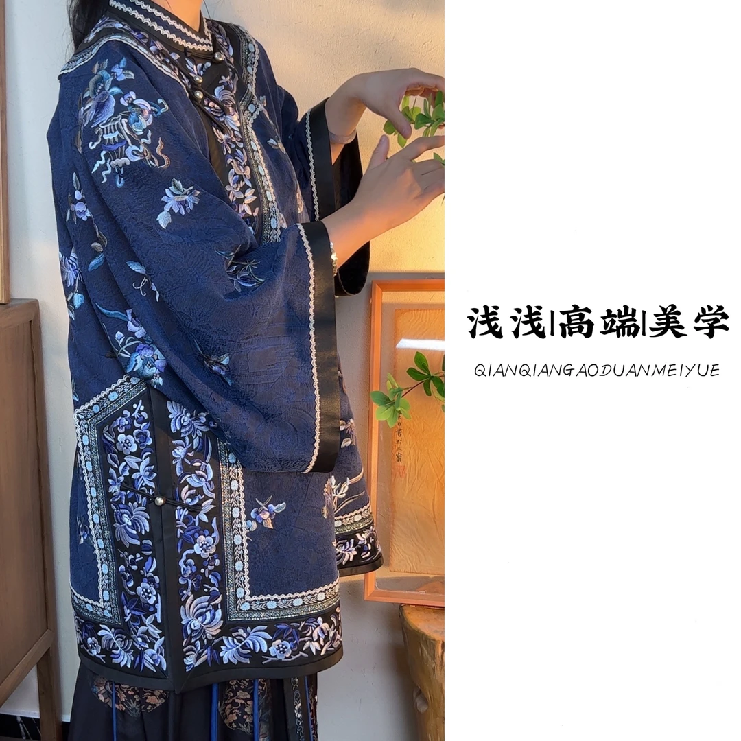 『乐愉』中式复古中国风气质春夏新中式国风太太服上衣