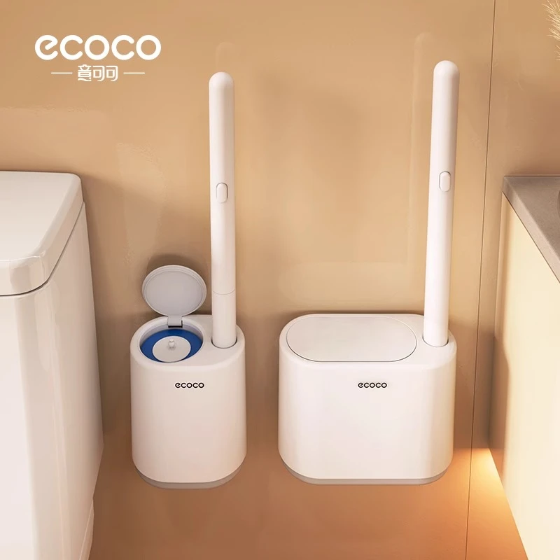 ecoco一次性马桶刷卫生间家用壁挂式免打孔无死角洗厕所刷子神器