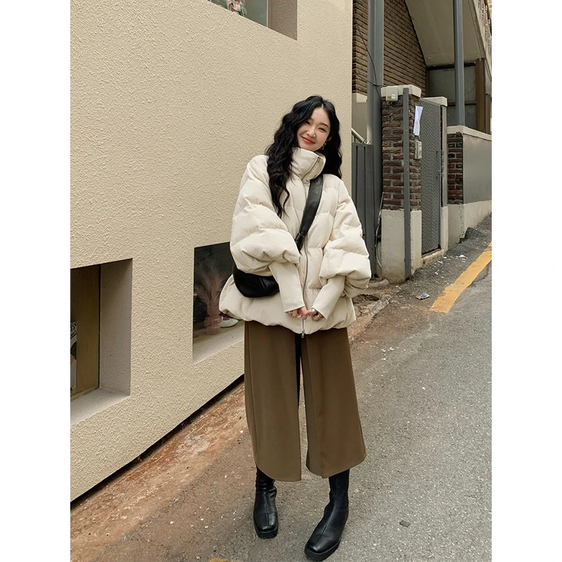 Lit e mode 绒感立领90%A版羽绒服设计感冬