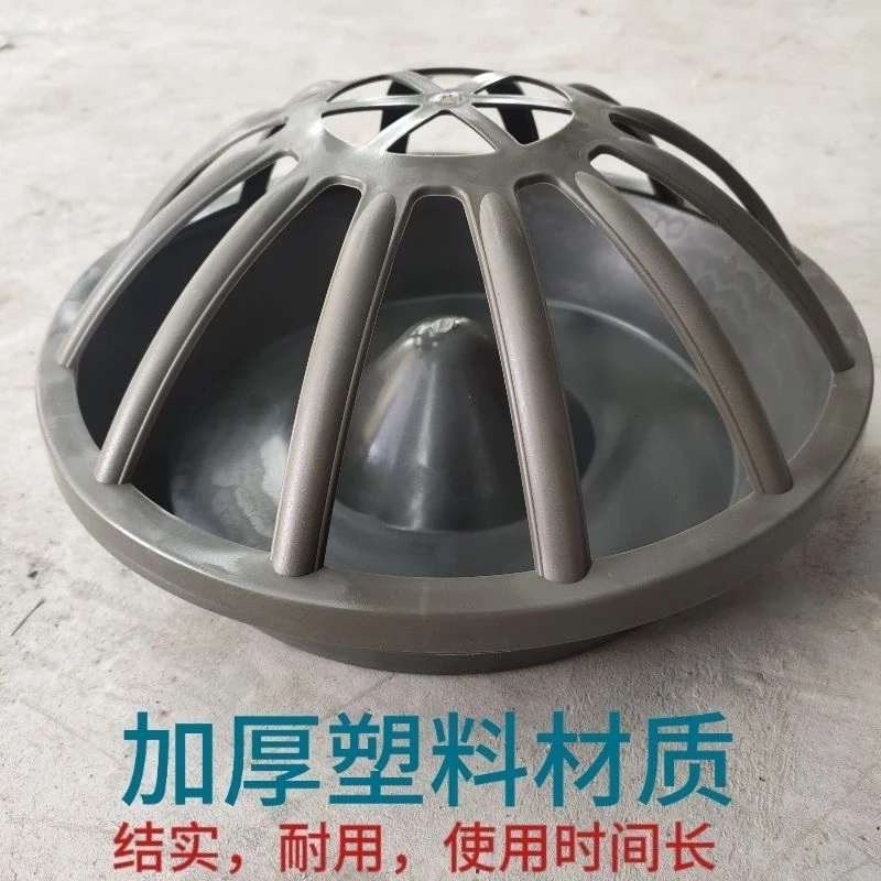 小鸡料槽食槽12孔牛筋料槽耐摔饲料盆料槽圆形网红干湿两用的新款
