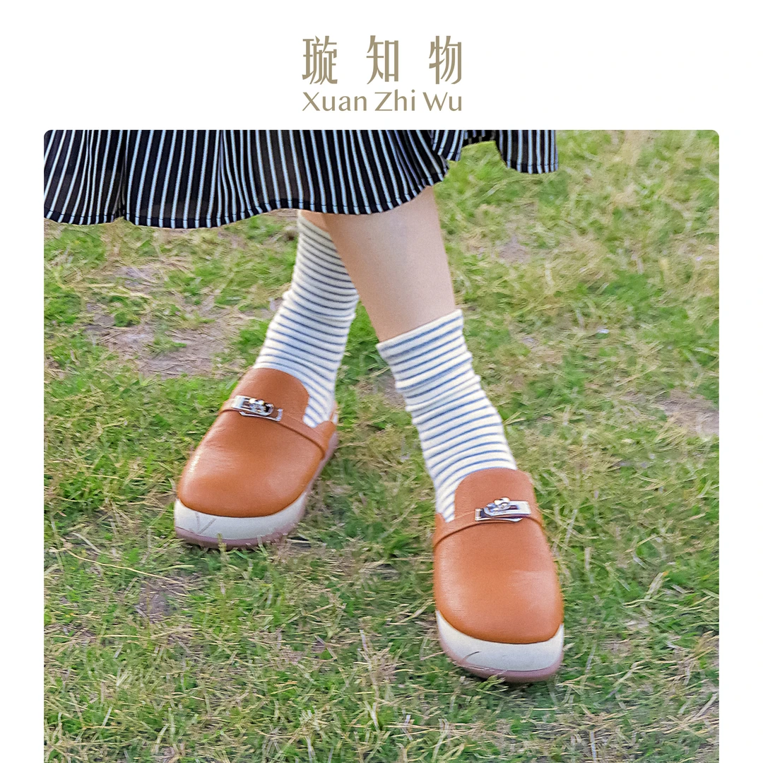 璇知物「Xuan」夏日面包鞋自然肌理舒适耐穿防滑时尚休闲简约轻奢