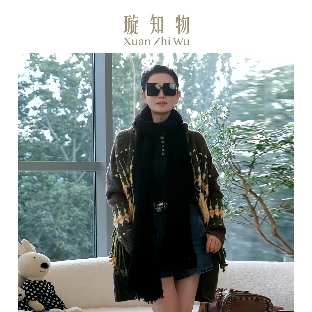 璇知物「Xuan」佛罗伦萨流苏外套 1oo绵羊毛面料柔软亲肤舒北欧风