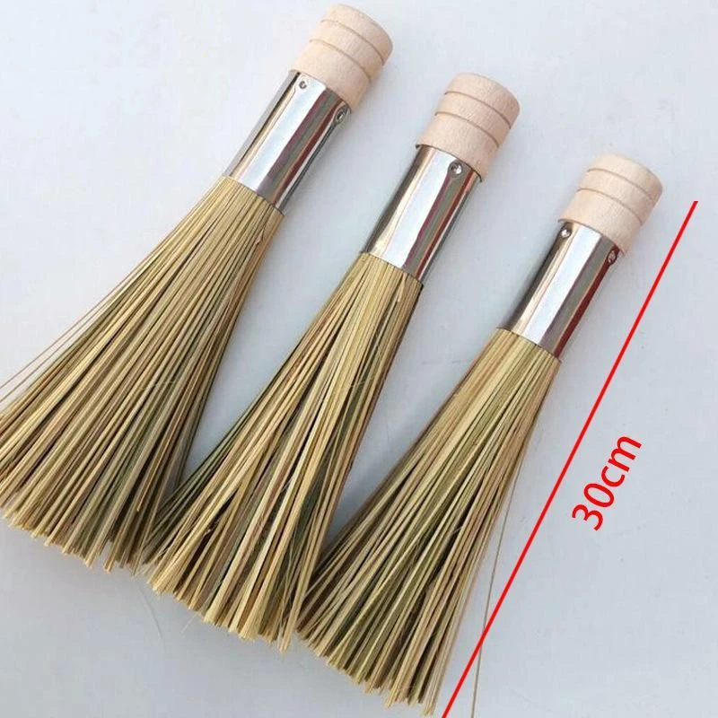 天然竹刷洗锅刷锅刷子竹制锅刷竹炊帚厨房刷锅刷碗神器家用清
