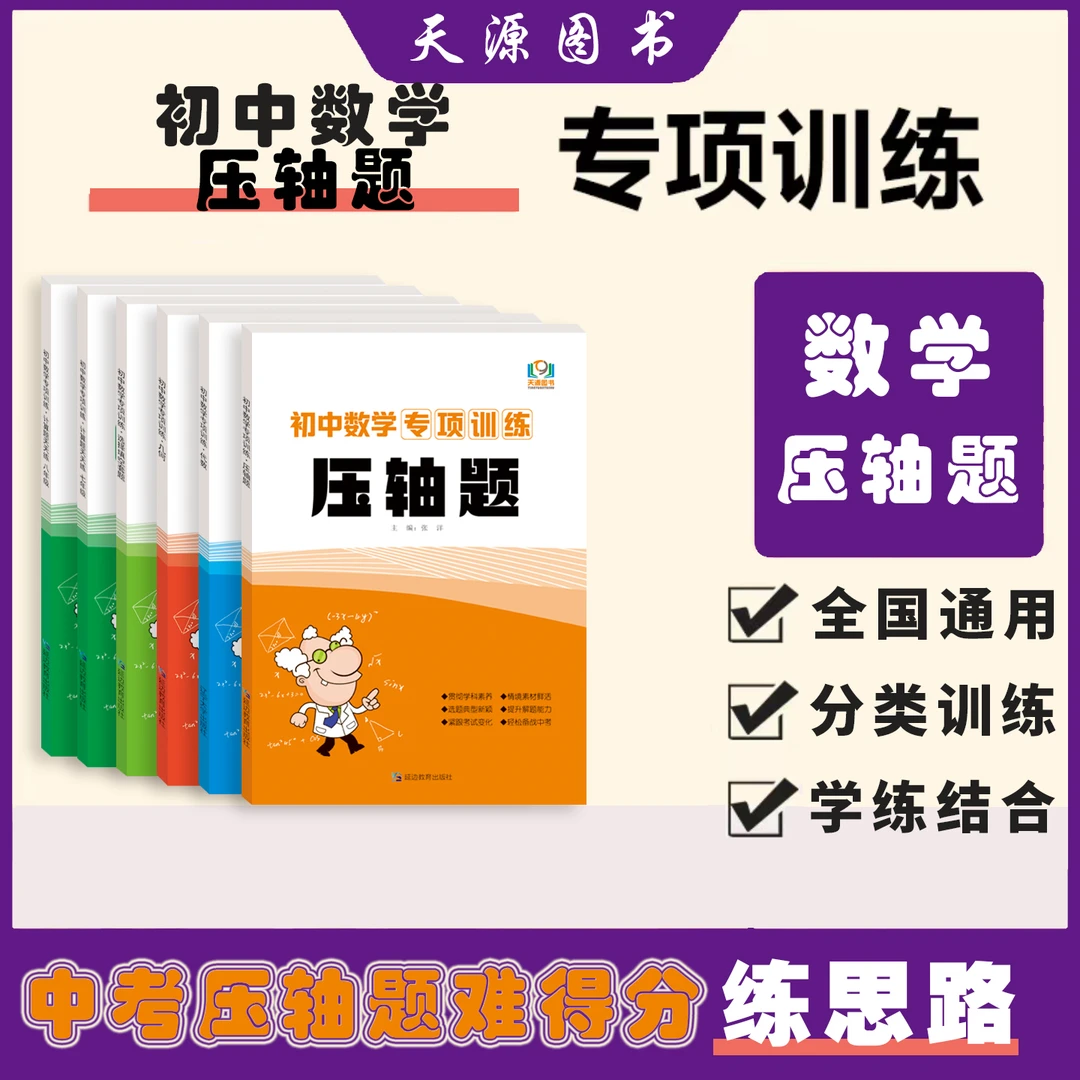 初中数学专项训练.压轴题中学通用提升中考大题提分