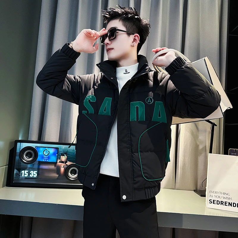 冬季棉服男士加厚保暖韩版冬装学生青少年潮流棉衣个性冬衣2023潮