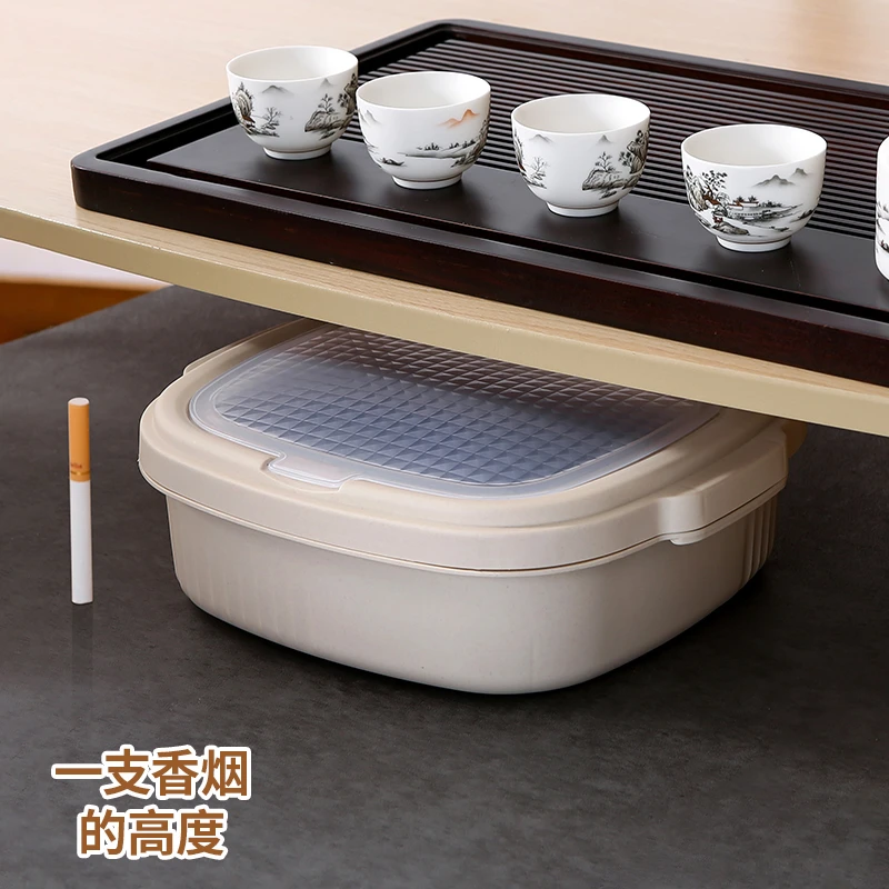 茶水桶矮款茶渣桶办公室小型茶台沥水垃圾桶废水桶功夫茶具配件