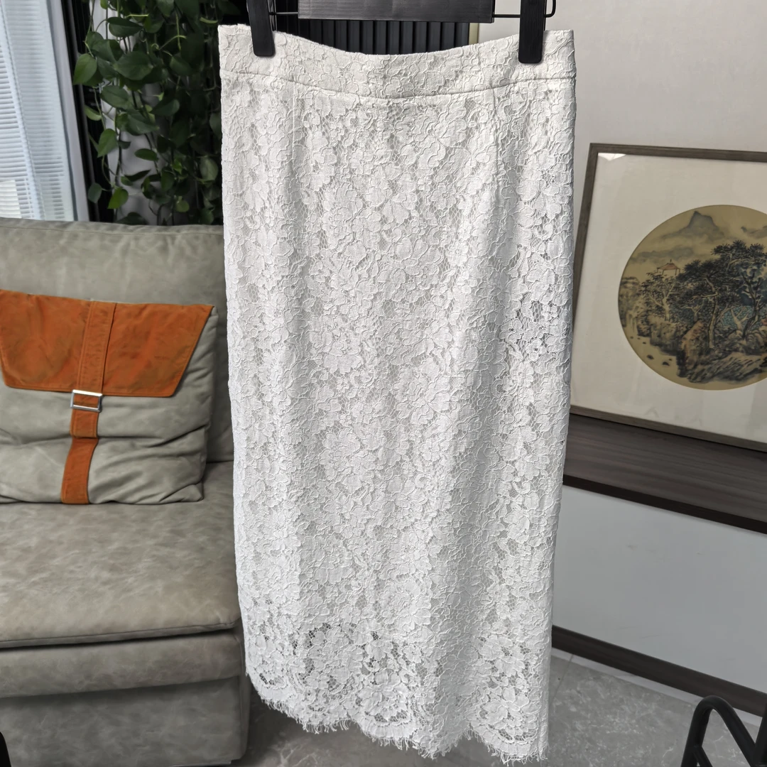 61074新款包臀裙气质款镂空端庄显瘦女装提花女士时尚蕾丝半身裙
