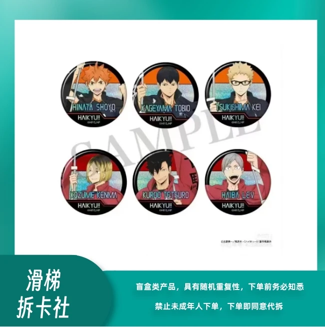 【滑梯】排球少年举旗闪吧唧 徽章（默认代拆）