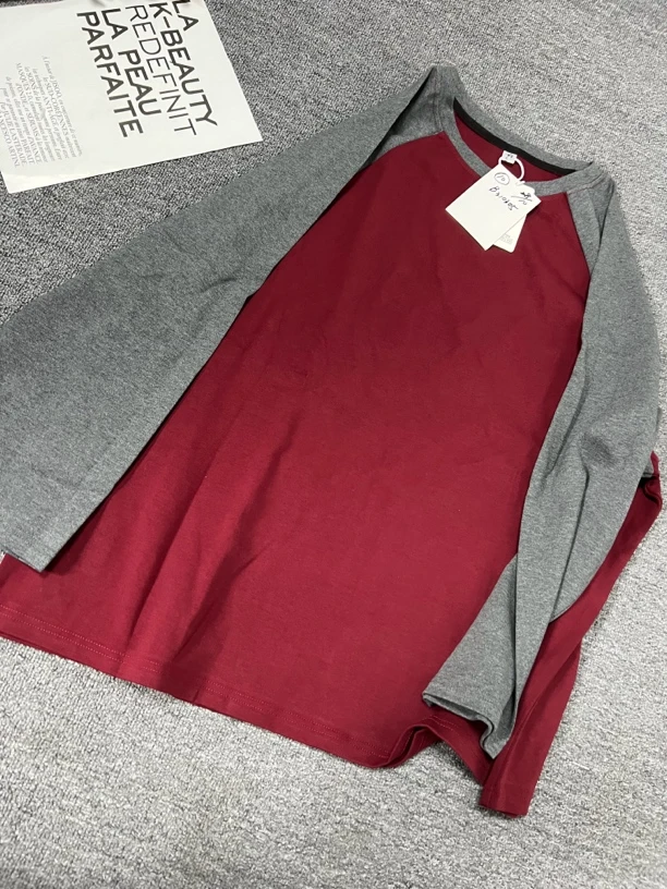 B310305个性秋季慵懒休闲简约显瘦大码卫衣长袖