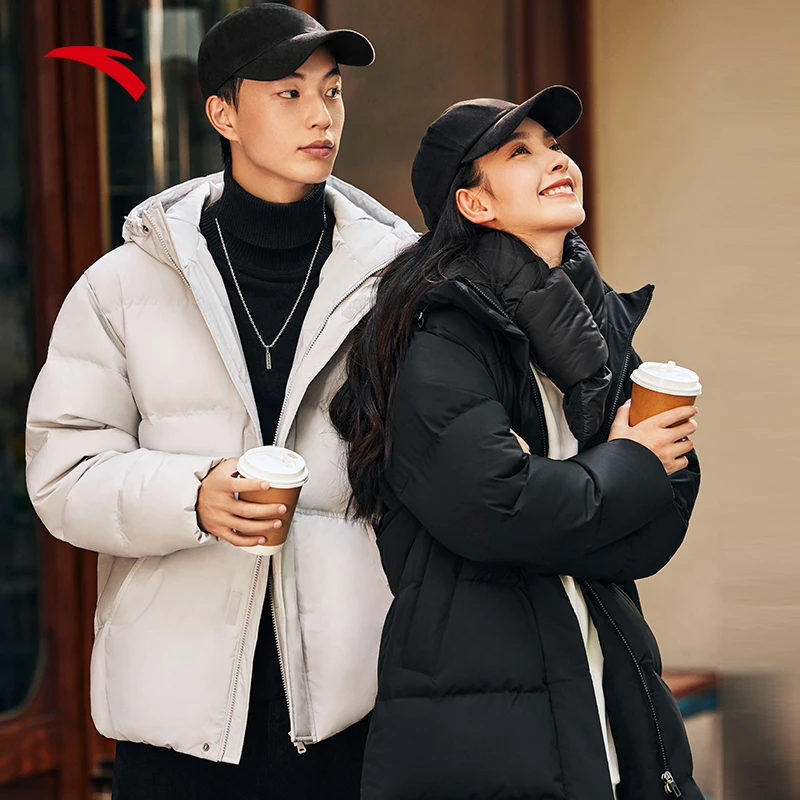 安踏总部雪壳羽绒服丨三防羽绒服男女韩系潮流百外套952348905-C