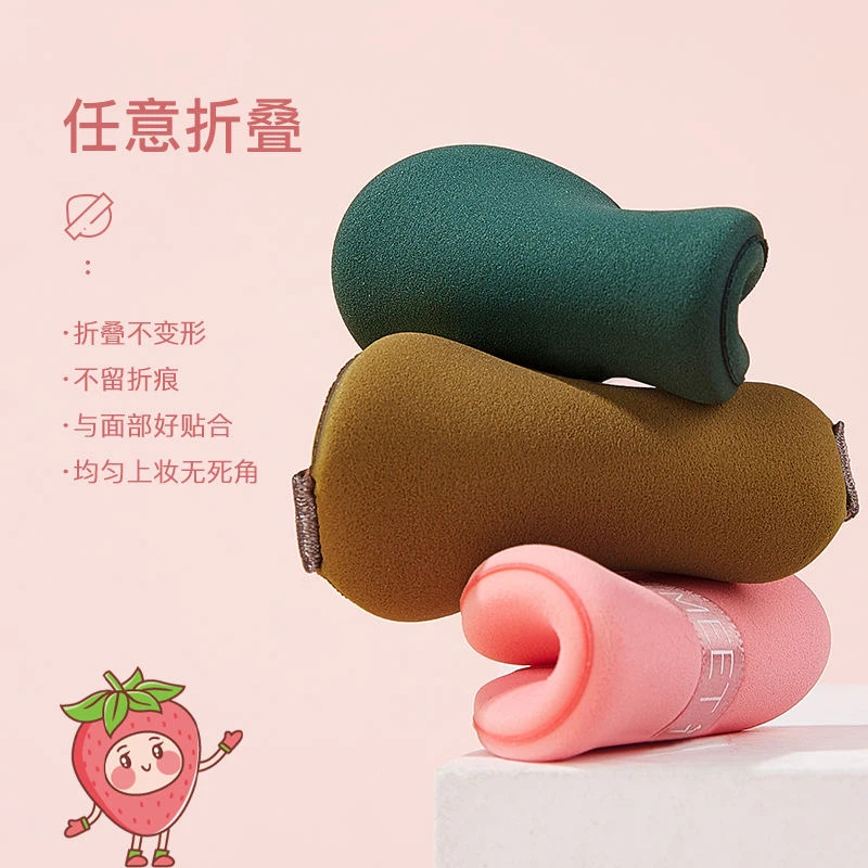 柔软双面气垫粉扑干湿两用底妆服帖粉底液专用化妆海绵不吃粉