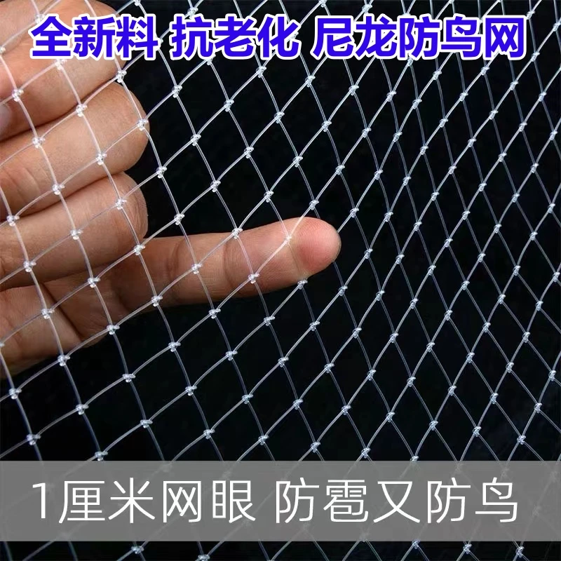 果树防鸟网罩果园天网尼龙网农用防鸟丝网樱桃树嘉宝果蔬菜防护罩