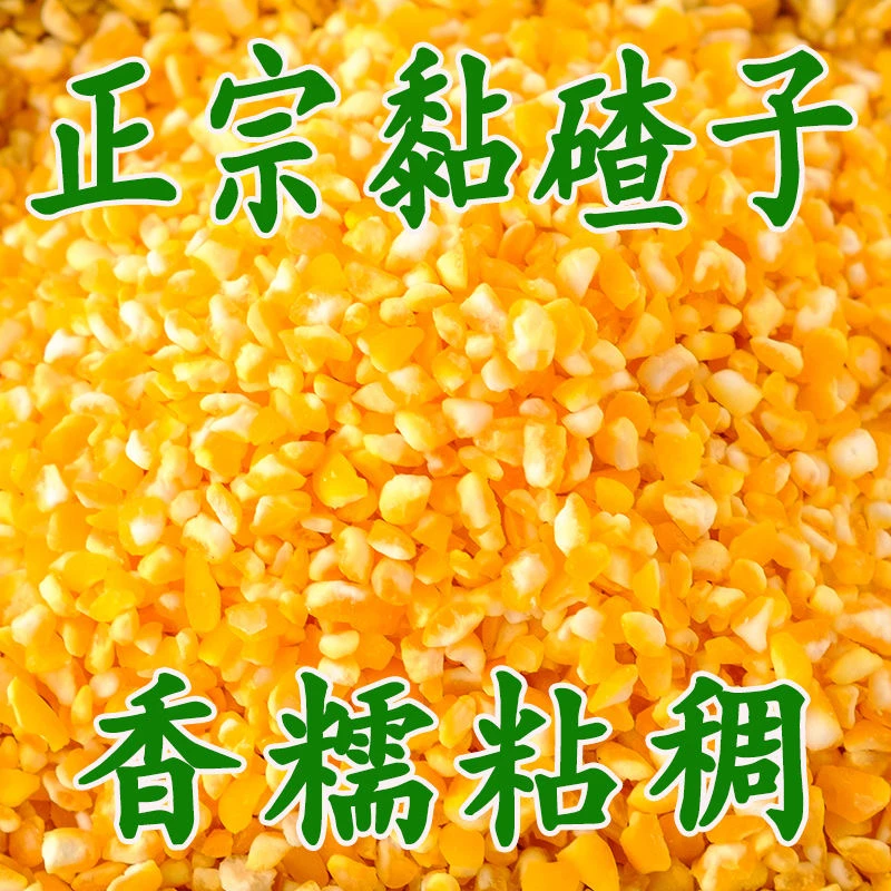 【新粮现磨】正宗东北大碴子新鲜大碴粥粘玉米碴子健康粗粮原料