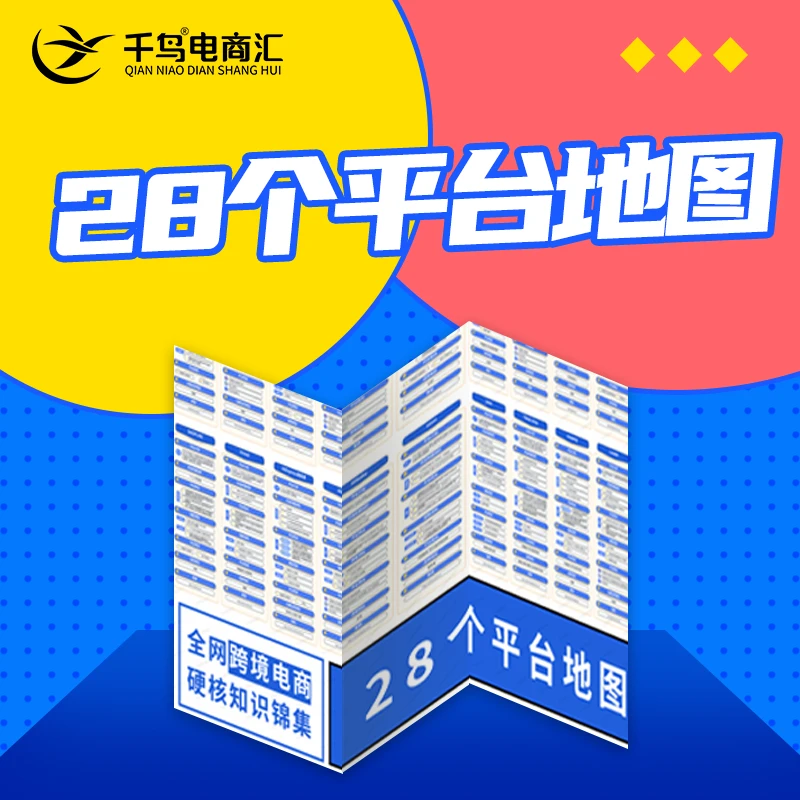 28个跨境电商平台入驻知识地图表