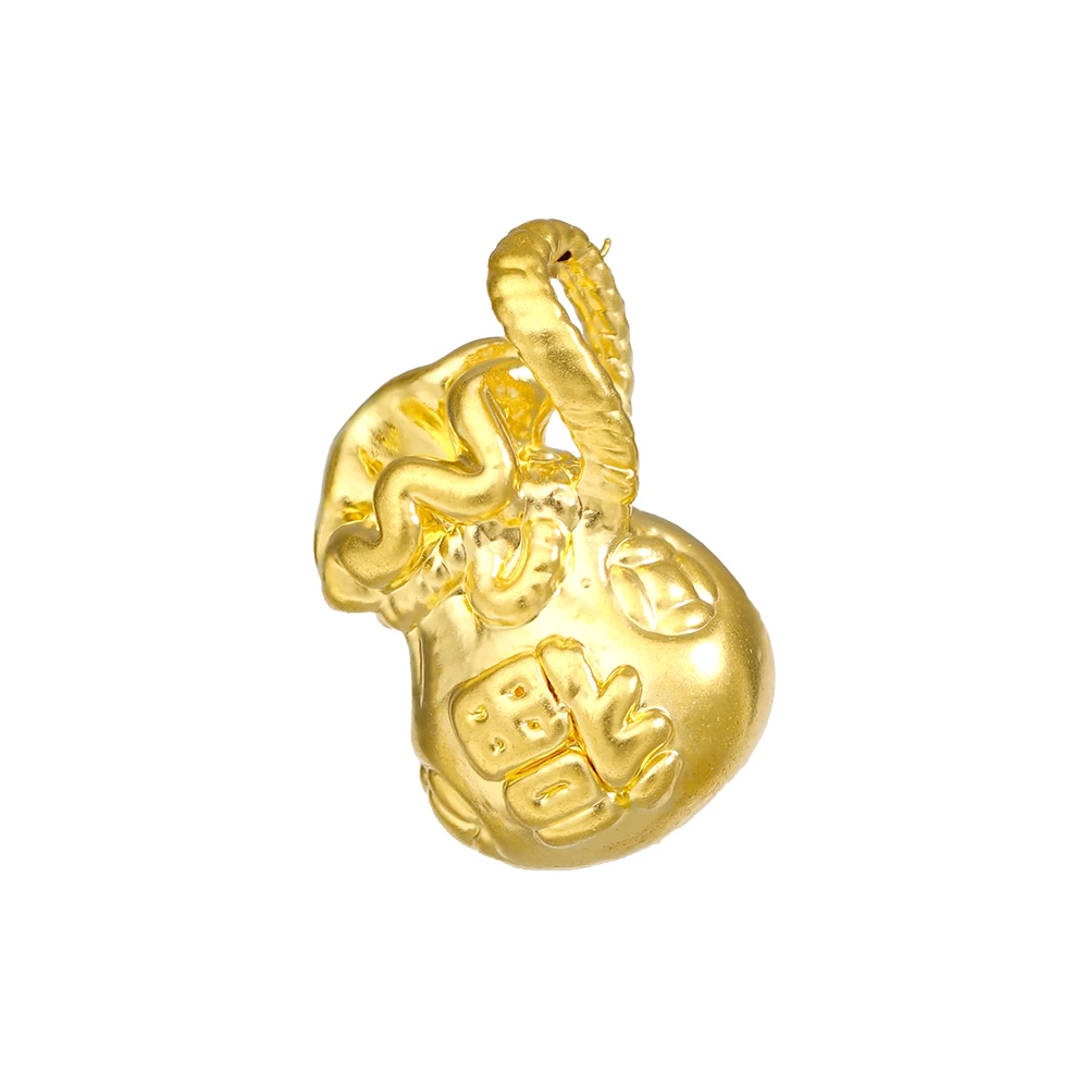 领丰金 足金硬金福到了钱袋DIY百搭配件W028金条价