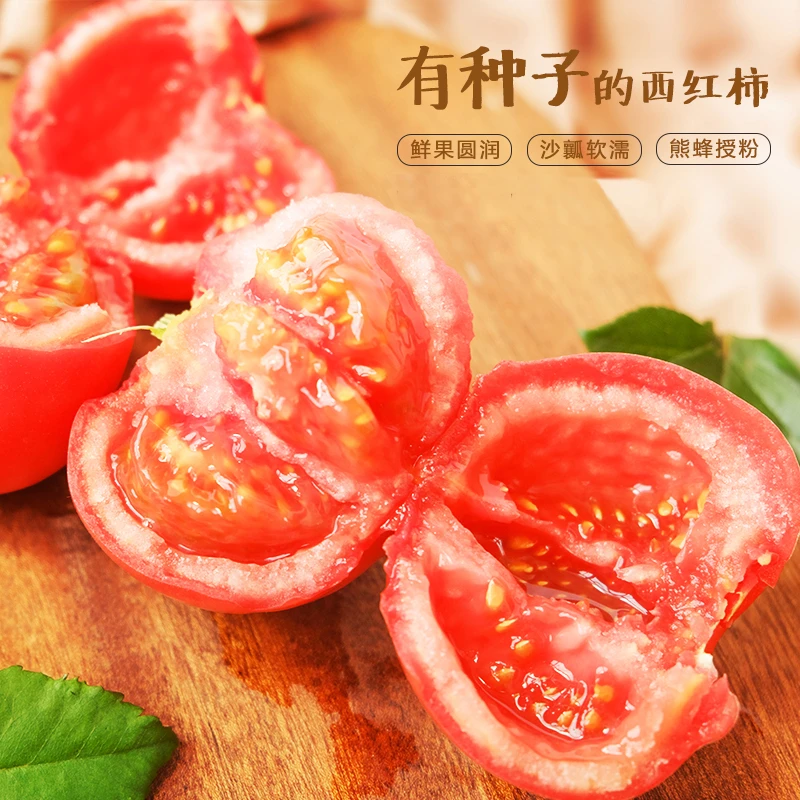枝愿陕西普罗旺斯沙瓤西红柿4.5斤 包邮