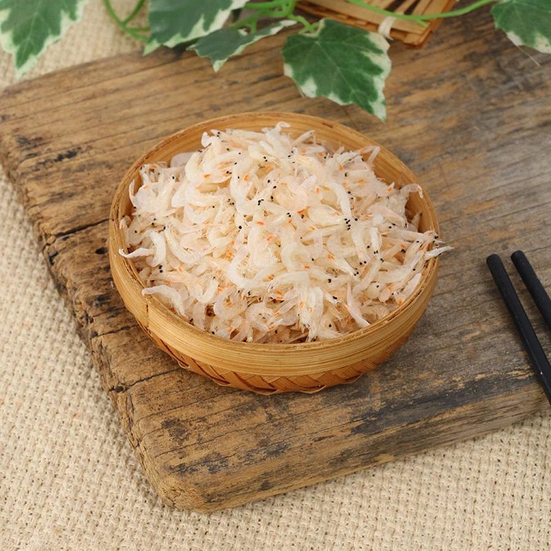 虾皮新鲜东北渤海湾当季淡干无盐250g小虾米干货鲜香个头饱满虾皮