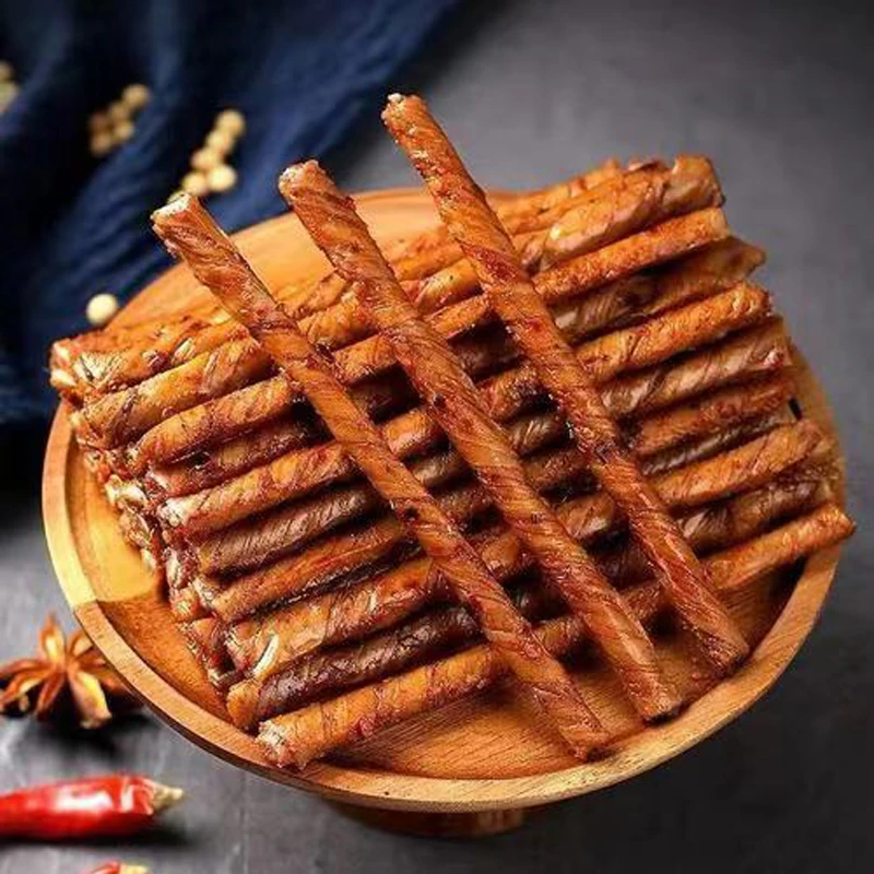 东北特产豆制品辣条老式做法营养麻香辣豆皮纯大豆制作零食辣条