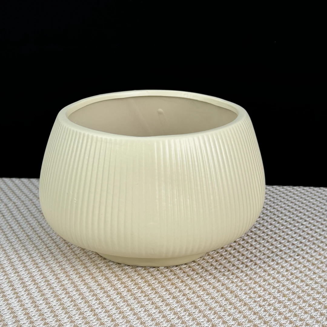 【大肚盆】颜色随机 蝴蝶兰盆栽时尚简约带孔透气花盆