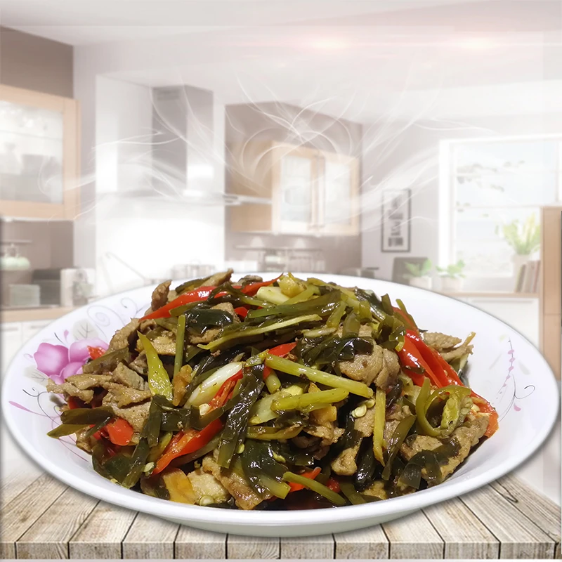湖北特产竹溪酸韭菜辣子酸辣椒手工腌制老坛酸菜泡菜下饭菜300g
